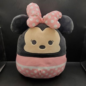 Squishmallow 11” Disney Minnie Mouse‎ Mice  Stuffed Animal Pink Bow Plush Toy